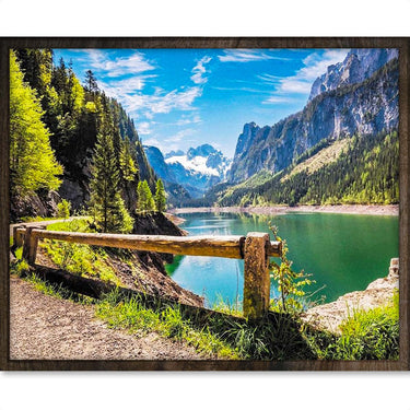 Prachtige Natuur - Diamond Painting - 40x50cm - Rond
